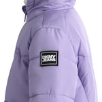 DKNY Infant Toddler Baby Girls' Winter Jacket - Fleece Lined Quilted Bubble Puffer Parka Coat for Girls (Sizes:12M-4T), Size 18 Months, Pale Lavander