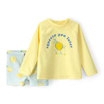 Carter's Boy 2-Piece Rashguard Trunk Set, Yellow, 6M