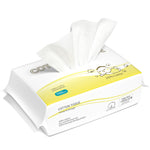 Winner 100% Cotton Dry Wipes, USDA Certified Baby Wipes, Soft & Gentle, Hypoallergenic & Unscented for Baby Sensitive Skin, Use Wet/Dry for Diaper Changes, Meals & Cleanup, Pack of 1, 100 pcs