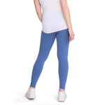 Motherhood Maternity Women's Essential Stretch Full Length Secret Fit Over The Belly Pregnancy Legging, Moonlight Blue, Medium