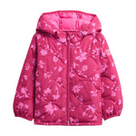 GAP Baby Girls Logo Lightweight Puffer Jacket Bright Fuchsia 026 12-18M