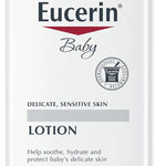 Eucerin Baby Body Lotion, Hypoallergenic and Fragrance Free Baby Lotion with Pro-Vitamin B5 and Shea Butter, 13.5 Fl Oz Bottle