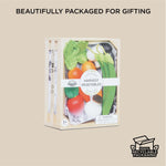 Le Toy Van - Wooden Honeybee Market Vegetables '5 a Day' Crate | Fun Role Play Supermarket Pretend Play Shop Food | Great Gift for Boys Or Girls, Harvest Vegetables Crate (TV182)
