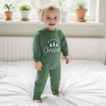BeQeuewll Newborn Baby Boy Mardi Gras Outfit Infant Sweatshirt Jumpsuit Rompers Babys Spring Carnival Clothes
