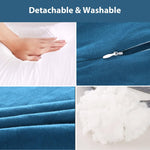 Elehealthy Pregnancy Pillow Maternity Pillow for Side Sleeping Soft Pregnancy Body Pillow for Pregnant Women, Maternity Pillow with Detachable and Adjustable Pillow Cover