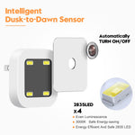 Sujeet 8-Pack Dusk to Dawn Nightlights - Warm White Plug-in Night Lights for Bedroom, Bathroom, Hallway