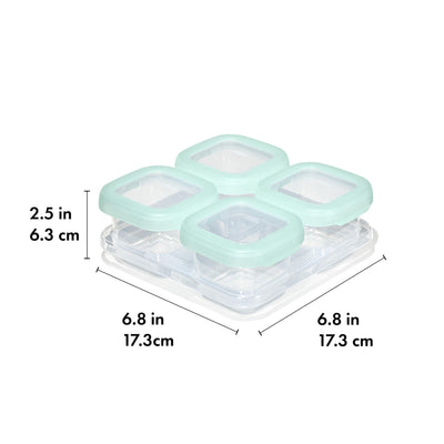 OXO Tot 12-Piece Baby Blocks Food Storage Container Set - Opal