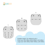 ALVABABY Baby Swim Diapers 2pcs Reuseable Washable & Adjustable for Swimming Lesson & Large Size Baby Boy ZSW18-21