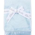 Little Me Baby-Boys Newborn Plush Stroller Blanket, Light Blue, One Size