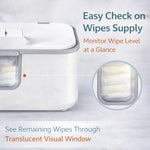 OROZEE Wet Wipes Heater,Baby Wipe Warmer and Baby Wet Wipes Dispenser Large Capacity with Night Light and View Window Fast and Even Heating Diaper Wipe Warmer