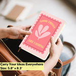 Cute Hardcover Ruled Journal Notebook, Trendy Preppy Journal Notebook, Journal College Ruled Notebooks, Trendy Hardcover Notebook for Teen Girls Teacher Office Supplies Planner