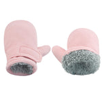 BAVST Baby Toddler Winter Mittens Girls Warm Fleece Lined Gloves Kids Sherpa Lined Mittens for Boys
