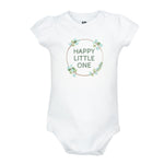 Hudson Baby Infant Girls Cotton Bodysuits 5-Pack, Eucalyptus, 0-3 Months