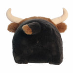 Aurora® Adorable Spudsters™ Layton Longhorn Cow™ Stuffed Animal - Round Shape Makes for Comforting Cuddles - Perfect for Kids All Ages and Animal Loving Adults - Brown 10.5 Inches