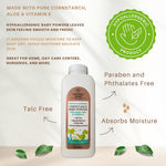Generic Natural Sense Hypoallergenic Cornstarch Baby Powder with Aloe Vera & Vitamin E, 9oz (255g)