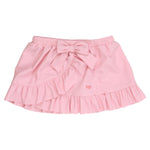 RuffleButts Girls Swim Bow Skirt Cover-Up - Pink, 2T/3T
