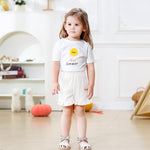 DREAM BUS 3 Pack Baby Girls Shorts Toddler Summer Casual Shorts Cotton Toddler Girls Ruffled Shorts Newborn Infant Bloomers