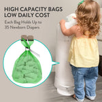 Prince Lionheart My Twist’R Diaper Pail with Refill Bags Included - Hands Free Patented Design Completely Eliminates Odors - Easy to Use, Customize to Match Nursery