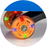 Lightning Glow Rider - Inertia & Movement Powered Ride-On Toy, Light-Up Wheels, Indoor-Outdoor Play Blue & Red