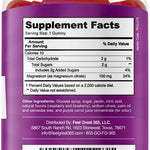 Feel Great Kids Calm Magnesium Gummies - Magnesium Supplement for Children - Magnesium Citrate Gummies - 60 Count