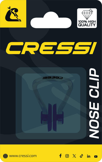 Cressi Silicone Nose Clip - Effective and Comfortable Protection from Water - Comfort Nose Clip - Designed in Italy