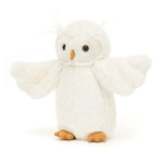 Jellycat Bashful Owl Stuffed Animal, Medium 10.5 inches - Bird Plush Toy - Classic Children's Gift