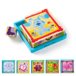 Melissa & Doug Blue's Clues & You! Wooden Cube Puzzle (16 Pieces)