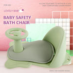 Didiseaon Baby Bath Seat for Tub Non-Slip Toddler Bathing Chair Adjustable Infant Shower Seat for Boys and Girls 1-3 Years Old Safe and Comfortable Bathing Support