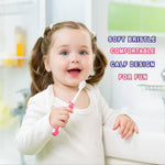Gisdo 50pcs Toddler Toothbrush Set, Kids Manual Toothbrushes, Soft Bristles, Age 2+ Children, Individually Wrapped