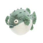 Jellycat Pacey Pufferfish Stuffed Animal, 7 inches - Ocean & Sea Plush Toy - Classic Children's Gift