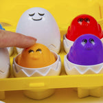 Kidoozie Peek N Peep Eggs - Mentally Stimulating Sorting & Stacking Toy for Ages 1 and Up - A Fun Way to Build Hand-Eye Coordinaton!