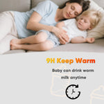 BEARDODO Baby Bottle Warmer, Fast Bottle Warmer for All Bottles, Breast Milk Warmer for Baby Breastmilk or Formula Automatic Shut-Off Digital Display Heat Baby Food at Home Use