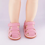 WILLFUN Baby Boy Girl Summer Infant Squeaky Sandals Premium Rubber Sole Closed-Toe Non-Slip Shoes Toddler First Walkers