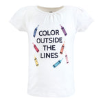 Hudson Baby Unisex T-shirts Short Sleeve Creativity, 2 Toddler, Creativity, 2T US