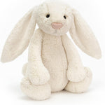 Jellycat Bashful Cream Bunny Stuffed Animal, Medium 12 inches | Rabbit and Bunny Plush Toy | Classic Children's Gift