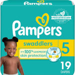 Pampers Baby Diapers - Swaddlers - Size 1, 198 Count, Ultra Absorbent Disposable Infant Diaper