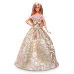 Barbie Holiday Barbie Blonde Signature Black Pretend Doll House Pretend Play 6 Years and Up Gold JBH95
