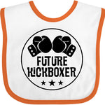 inktastic Kickboxing Future Kickboxer Baby Bib