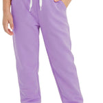 VOGRYE Girls' Sweatpants 3-Pack Soft Joggers with Pockets, Elastic Waist Athletic Pants for Kids Toddler School Sports