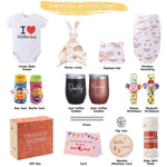 New Mom Gifts for Women: 16PCS Baby Shower Gifts Gender Reveal Gifts Top Pregnancy Gift for Expecting Parents to Be First Time Moms Care Package After Baby Newborn Presents