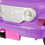 Barbie Toy Car, Doll-Sized SUV, Purple Off-Road Vehicle with 2 Pink Seats & Treaded, Rolling Wheels