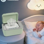 Baby Wipe Warmer, 3-Level Temperature Control, Quiet and Even Heating, Large Capacity for Diaper Changes – Green