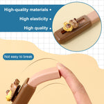 Gsbnjuy 4Pcs Retractable Erasers Cute Capybara Rubber Push-Pull Eraser Soft Rubber Sliding Animal Fun Pencil Erasers for Kids Boys Girls Students Capybara Lovers School Office Supply Stationery