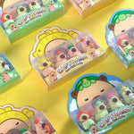 4Pcs Cute Capybara Eraser Stationery Capybara Eraser Pencil Rubber Eraser(Yellow)