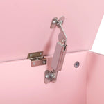 Saicool Wooden Storage Chest,30/40 Inch Storage Trunk w/2 Safety Hinges, Storage Bench, Modern Lift Top Chest Box Organizer (Pink, 30 L x 15.7 W x19 H Inch)