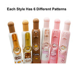 Maydahui 8 Pcs Cute Mini Bunny and Bear Pens Kawaii Rabbit Pen Retractable Short Small Pocket Size Changeable Images Black Ink for Purse Notebook Shcool Office