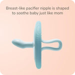 NUK Comfy Duet 100% Silicone Soother 2-in-1 Pacifier and Teether