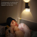 Night Lights Plug into Wall, LED Plug in Night Light, Dusk to Dawn Light Sensor, 0-100LM Adjustable Brightness Wall Light, Soft White 3000K, Dimmable Night Lights for Hallway Bedroom Stairway, 2 Pack