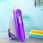 4 Pcs Tongue Scraper Cleaner Adults and Kids Stainless Steel Tongue Brush Metal Scraper Reduce Bad Breath with Travel Cases for Men Women Oral Mouth(Purple, Orange, Blue and Green)