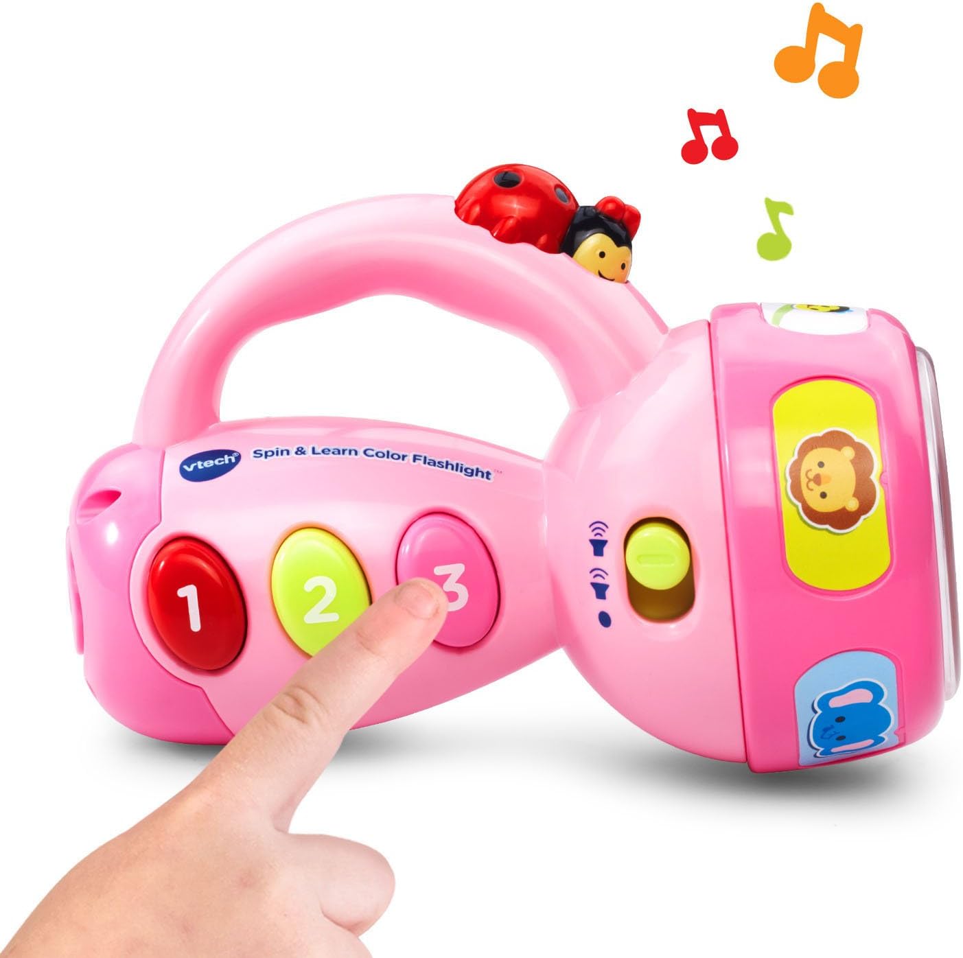 VTech Spin and Learn Color Flashlight, Pink